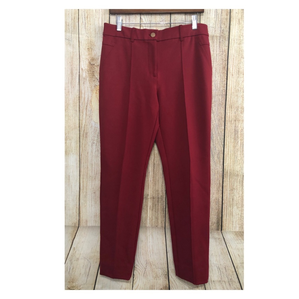 Chico's So Slimming Pants Rust‎ Orange Stretch